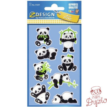 Naklejki dla dzieci 3D PANDY 57297 Z-DESIGN AVERY ZWECKFORM