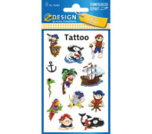 Naklejki tatuaże dla dzieci PIRACI 56683 Z-DESIGN KIDS TATTOO AVERY ZWECKFORM