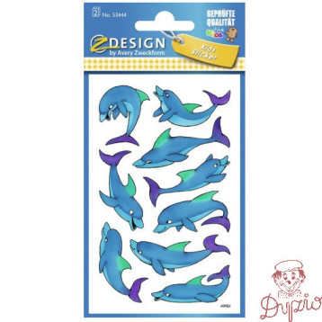 Naklejki dla dzieci Delfiny 53444 Z-DESIGN KIDS AVERY ZWECKFORM