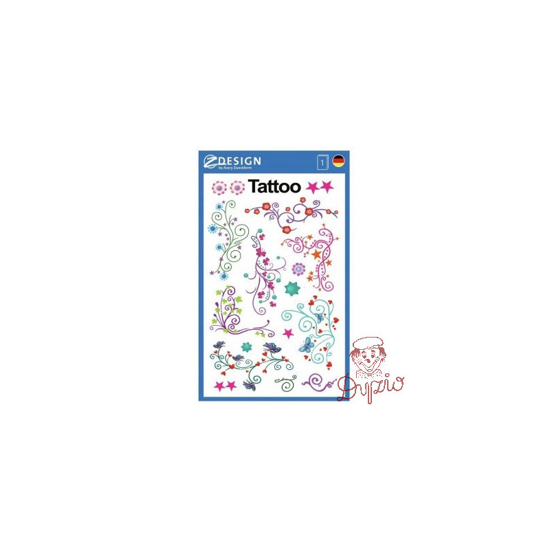 Naklejki tatuaże dla dzieci ORNAMENTY 56749 Z-DESIGN KIDS TATTOO AVERY ZWECKFORM
