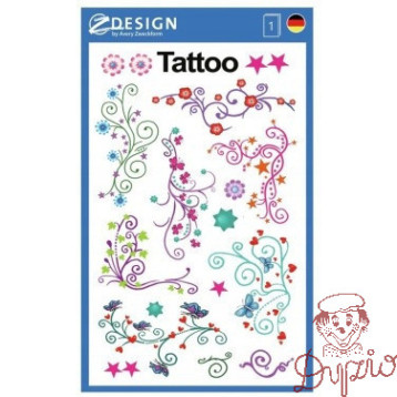 Naklejki tatuaże dla dzieci ORNAMENTY 56749 Z-DESIGN KIDS TATTOO AVERY ZWECKFORM