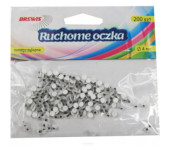 Oczka ruchome okrągłe 4mm (200 szt.) BREWIS RO22