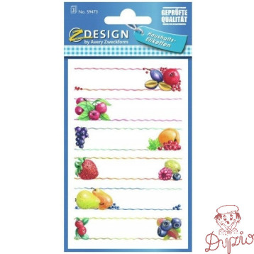 Naklejki spiżarniane na przetwory 59473 ZDESIGN AVERY ZWECKFORM