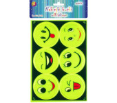 Naklejki buźki odblaskowe śr.7cm (6 szt) NKB-5824 ALIGA