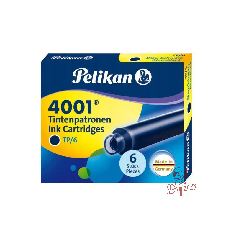 Naboje krótkie granatowe (6szt.) 100435989 PELIKAN