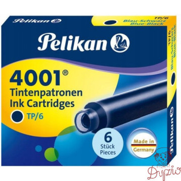 Naboje krótkie granatowe (6szt.) 100435989 PELIKAN