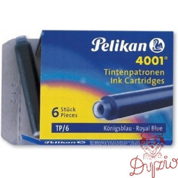 Naboje krótkie czarne (6szt.) 100401546 PELIKAN