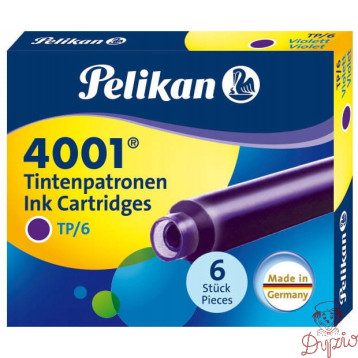 Naboje krótkie fioletowe (6szt.) 400142568 PELIKAN