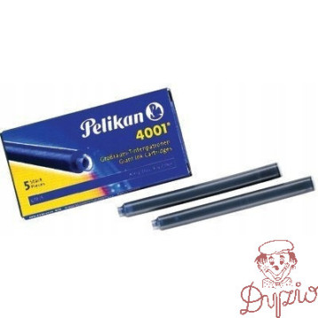 Naboje długie czarne (5szt.) 400142570 PELIKAN