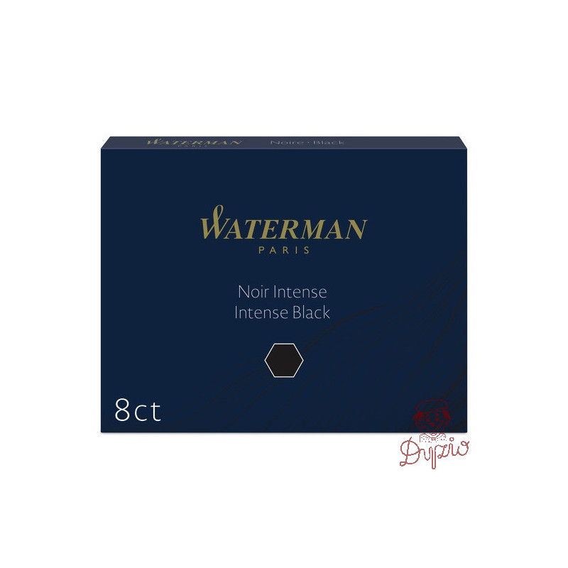 Naboje WATERMAN (8szt.) czarne S0110850