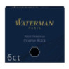 Naboje krótkie WATERMAN (6 sztuk) czarne 2052011 / S0110940