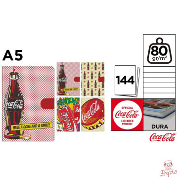 Notatnik A5 144k. linia napoje COCA-COLA mix CC024 MP Poland