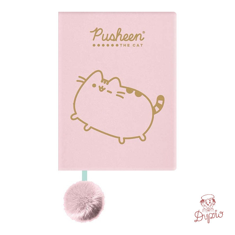 Notes pluszowy Notatnik A5 96 kartek w linie PUSHEEN St.Majewski
