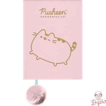 Notes pluszowy Notatnik A5 96 kartek w linie PUSHEEN St.Majewski