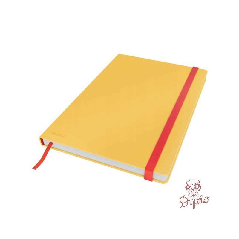 Notatnik Leitz Cosy, B5, kratka, żółty 44820019