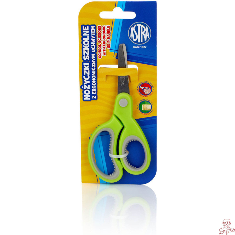 Nożyczki szkolne 13cm z ergonomicznym uchwytem 407118005 ASTRA