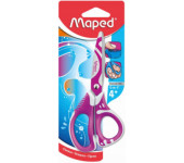 Nożyczki szkolne Zenoa Fit asymetryczne 13cm Blister 670110 MAPED