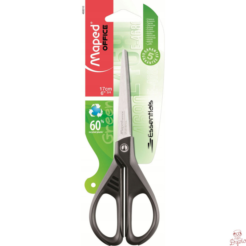 Nożyczki GREENLOGIC 17cm symetryczne MAPED 468010