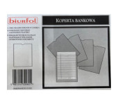 Koperty bankowe bezpieczne U 160x210mm 25 sztuk Depozyt KB-01 BIURFOL