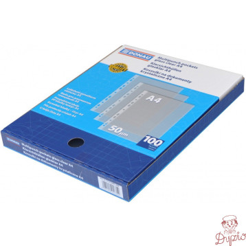 Koszulka krystaliczna A4 50mic w kartonie (100szt.) 1772100PL-00B DONAU
