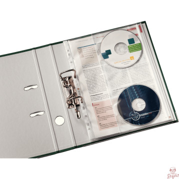 Koszulki na dokumenty i CD (5szt) LEITZ Combo 47613103