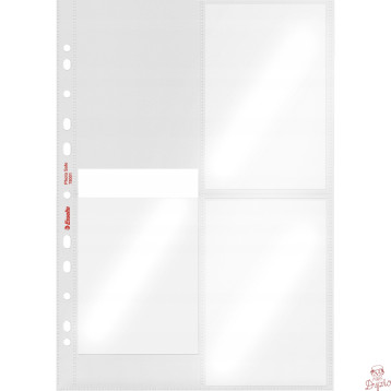 Koszulki krystaliczne na zdjęcia 10x15cm pionowe 80mic 10 sztuk 78001 ESSELTE
