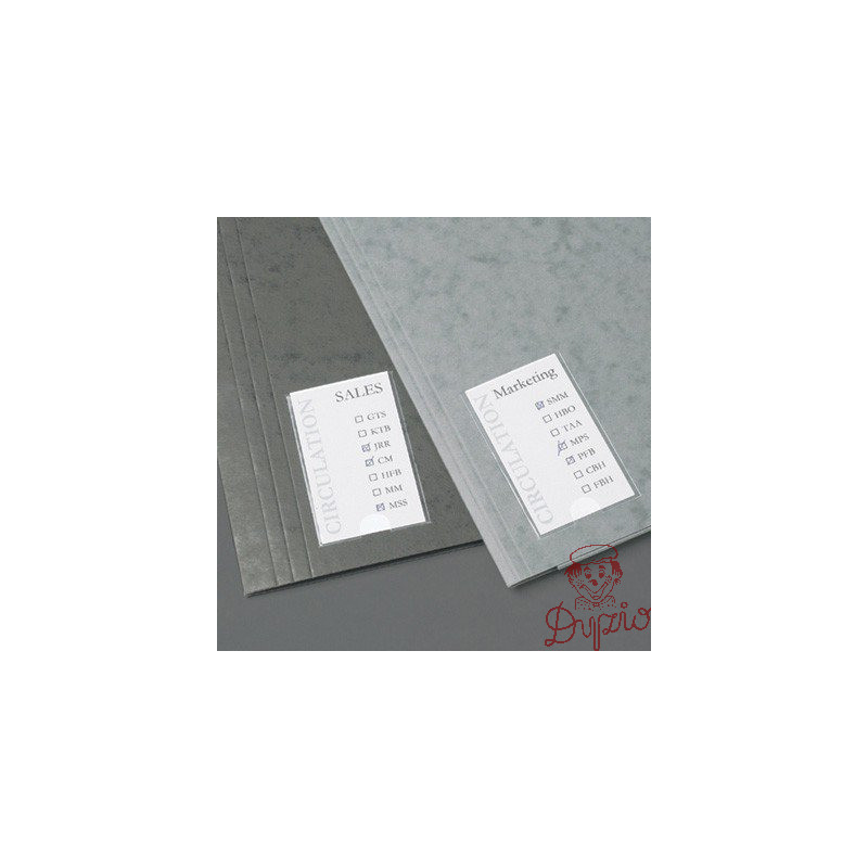 Samoprzylepne kieszenie na etykiety 3L 25x75mm (12szt.) 10310