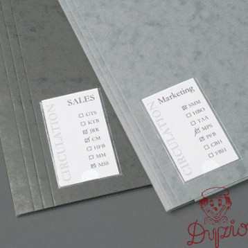 Samoprzylepne kieszenie na etykiety 3L 35x75mm (12szt.) 10320
