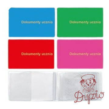 Okładka na dokumenty ucznia mała PCV MODERN MIX 0300-0151-99 Panta Plast