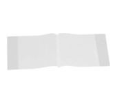 Okładki na zeszyt do nut muzyki bezbarwne 25 sztuk 15x43,1cm OZB-34 BIURFOL