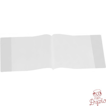 Okładki na zeszyt do nut muzyki bezbarwne 25 sztuk 15x43,1cm OZB-34 BIURFOL