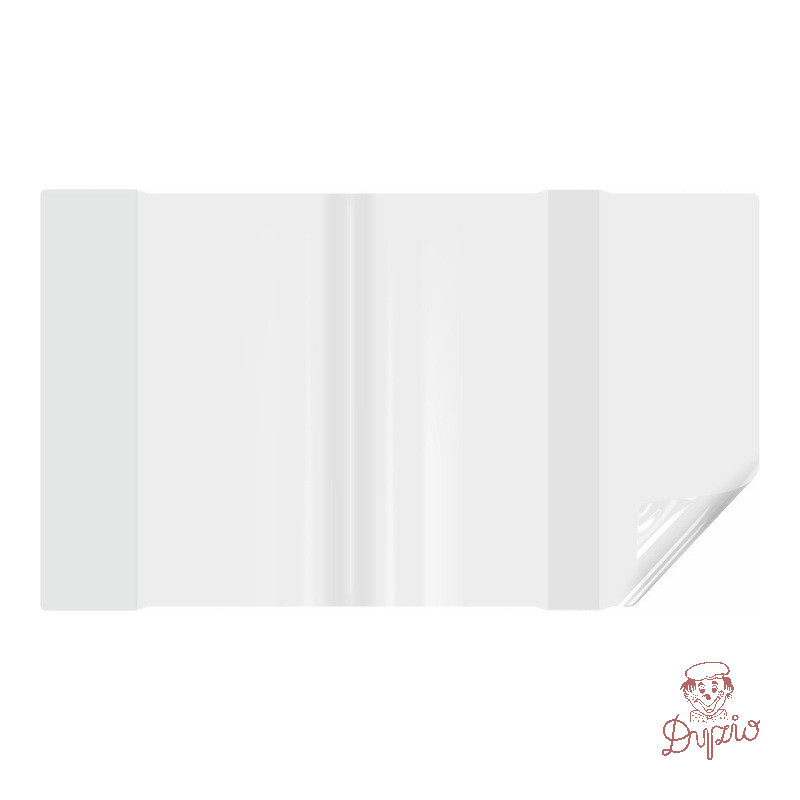 Okładki regulowane na książki i zeszyty E4 bezbarwne 25 sztuk 29,2x40,8-44cm OZB-57 BIURFOL