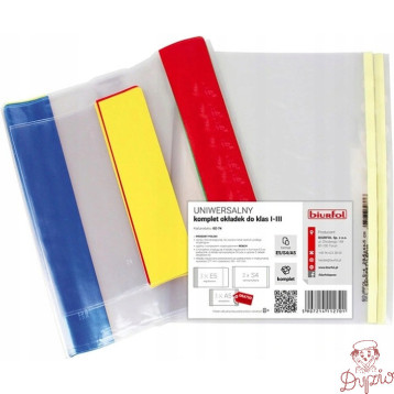 Okładki na książki podręczniki do klas 1-3 + zeszyty A5 OZ-74 BIURFOL