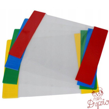 Okładki na zeszyty szkolne A5 kolorowe 10 sztuk 21,2x30,3cm OZK10-01 BIURFOL