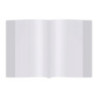 Okładki na zeszyty szkolne A4 bezbarwne 25 sztuk 30x43,7cm OZK-02 BIURFOL