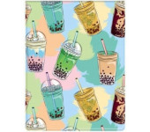 Okładka na dokumenty ucznia pion z nadrukiem BUBBLE TEA OD-21-37 BIURFOL