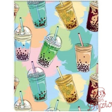 Okładka na dokumenty ucznia pion z nadrukiem BUBBLE TEA OD-21-37 BIURFOL