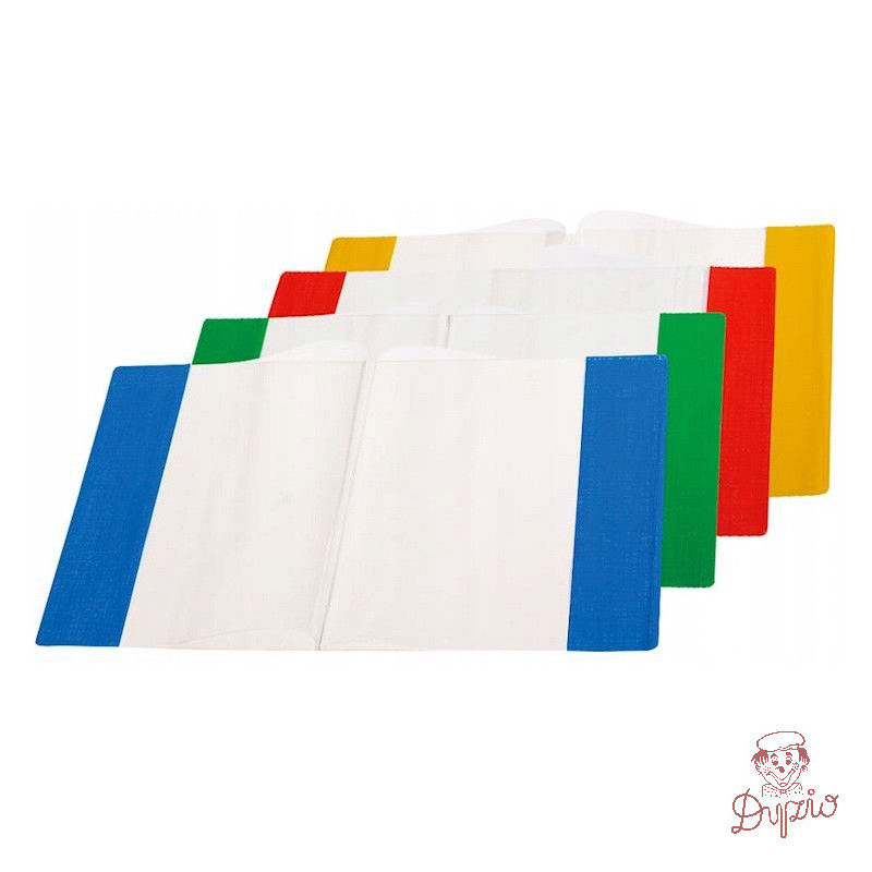 Okładka na zeszyty A5 PVC (10szt.) kolorowe boki 0402-0012-99 PANTA PLAST