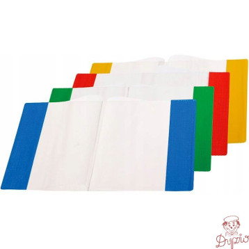 Okładka na zeszyty A5 PVC (10szt.) kolorowe boki 0402-0012-99 PANTA PLAST