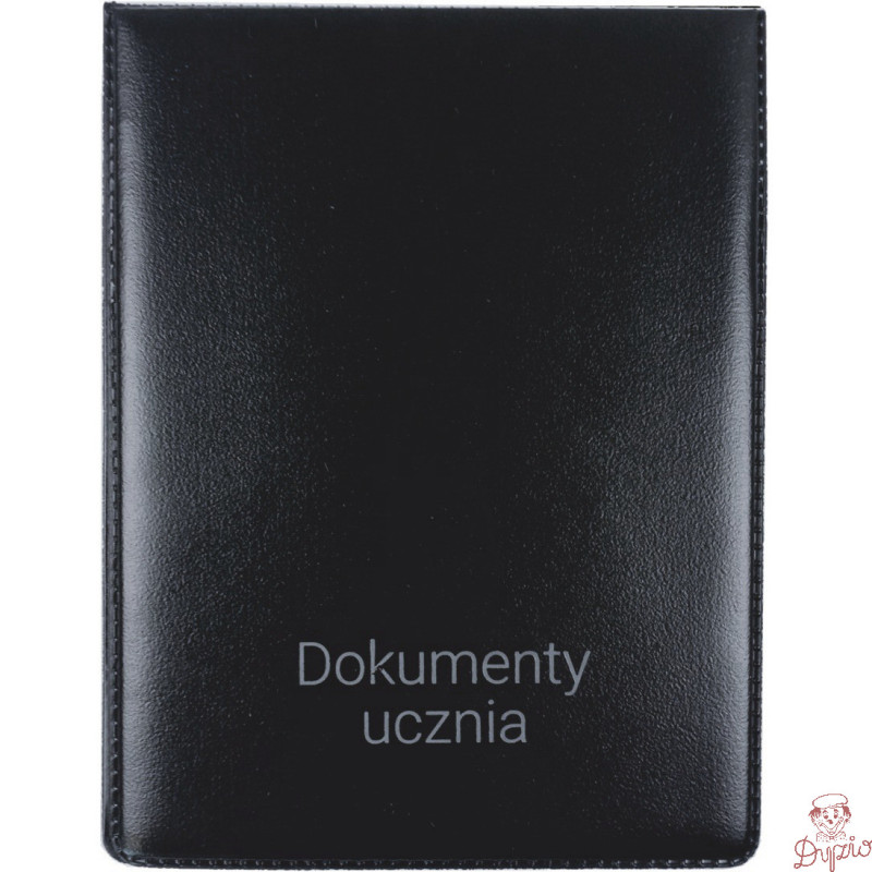 Okładka na dokumenty szkolne ucznia PVC czarna OD-11-01 BIURFOL