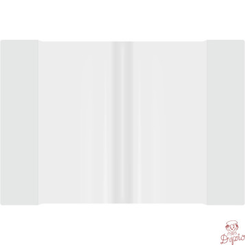 Okładki na zeszyty szkolne A4 bezbarwne 5 sztuk 30x43,7cm OZK-02 BIURFOL