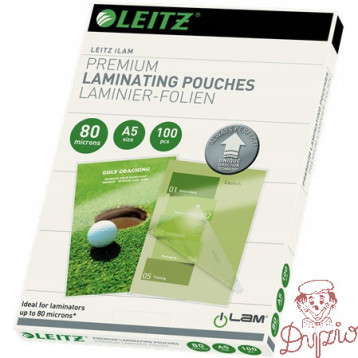 Folia do laminacji LEITZ iLAM UDT A5 80 mic. 74920000