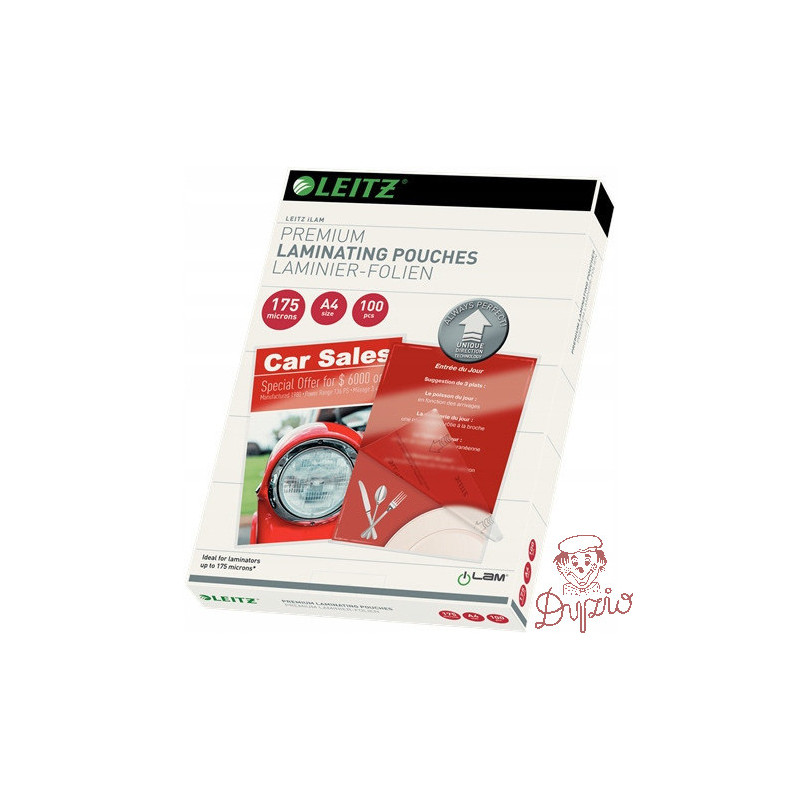 Folia do laminacji LEITZ iLAM UDT A4 175 mic. 74830000