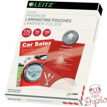 Folia do laminacji LEITZ iLAM UDT A4 175 mic. 74830000