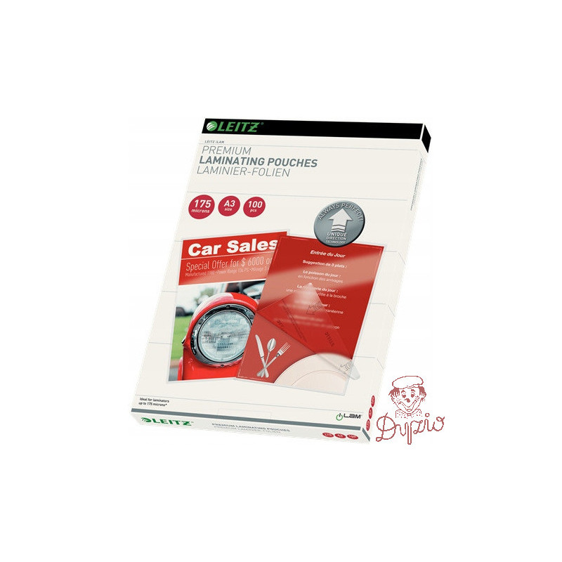 Folia do laminacji LEITZ iLAM UDT A3 175 mic. 74900000