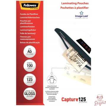 Folia do laminacji FELLOWES 125mic A5 (100szt.) 5307302