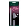 Ołówek SPARKLE SLEEVE szary/szary + temperówka+gumka blister 218482 Faber-Castell