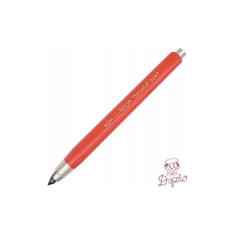 Ołówek mechaniczny 5,6mm 12cm VERSATIL KUBUŚ czerwony 5347/1 KOH-I-NOOR