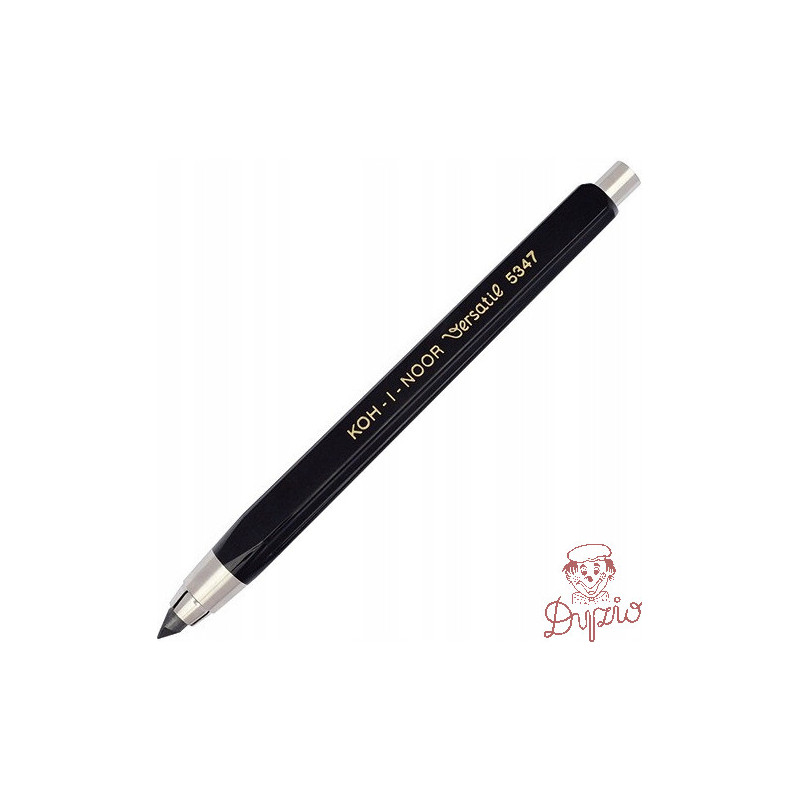 Ołówek mechaniczny 5,6 mm 12cm VERSATIL KUBUŚ czarny 5347 KOH-I-NOOR