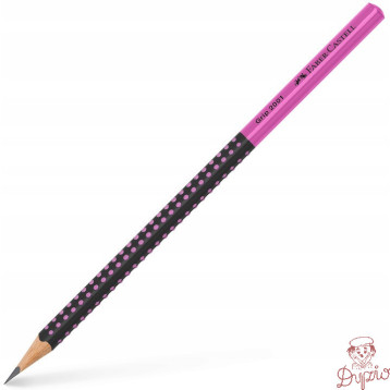 Ołówek GRIP 2001 TWO TONE czarny/różowy FABER-CASTEL 517011
